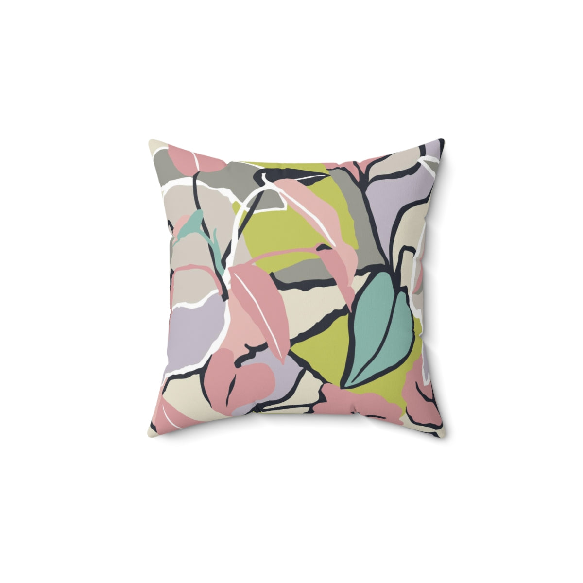 Bria Katherine Decorative Abstract Print Pillow