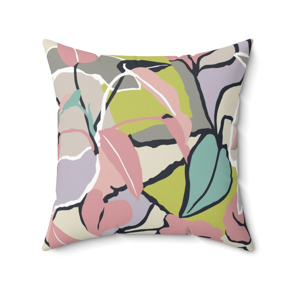 Bria Katherine Decorative Abstract Print Pillow