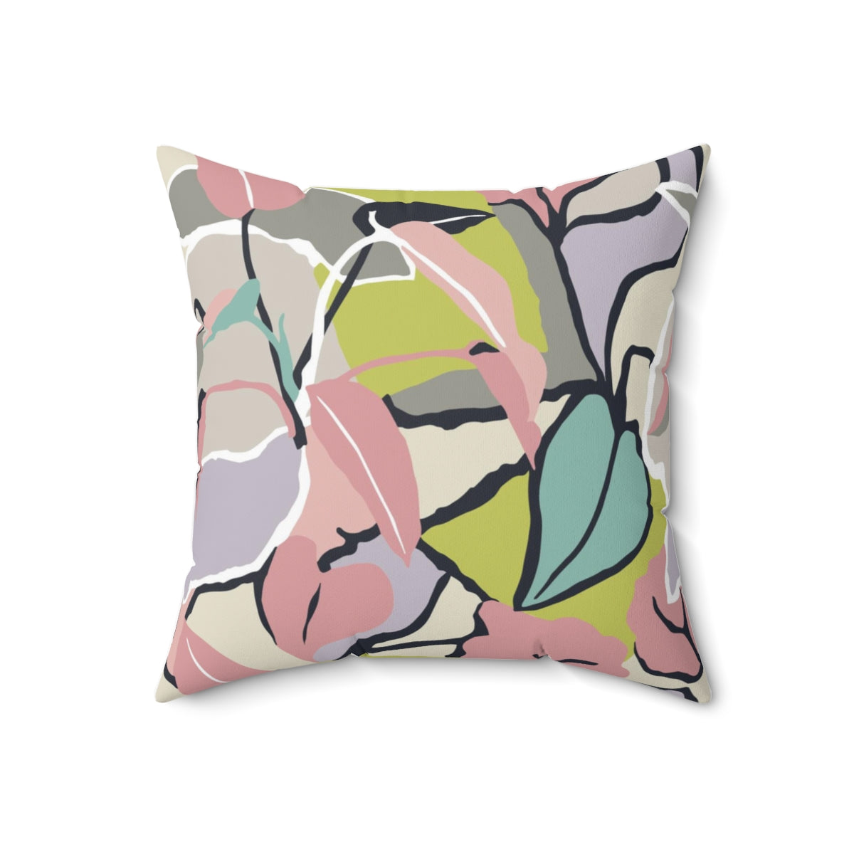 Bria Katherine Decorative Abstract Print Pillow