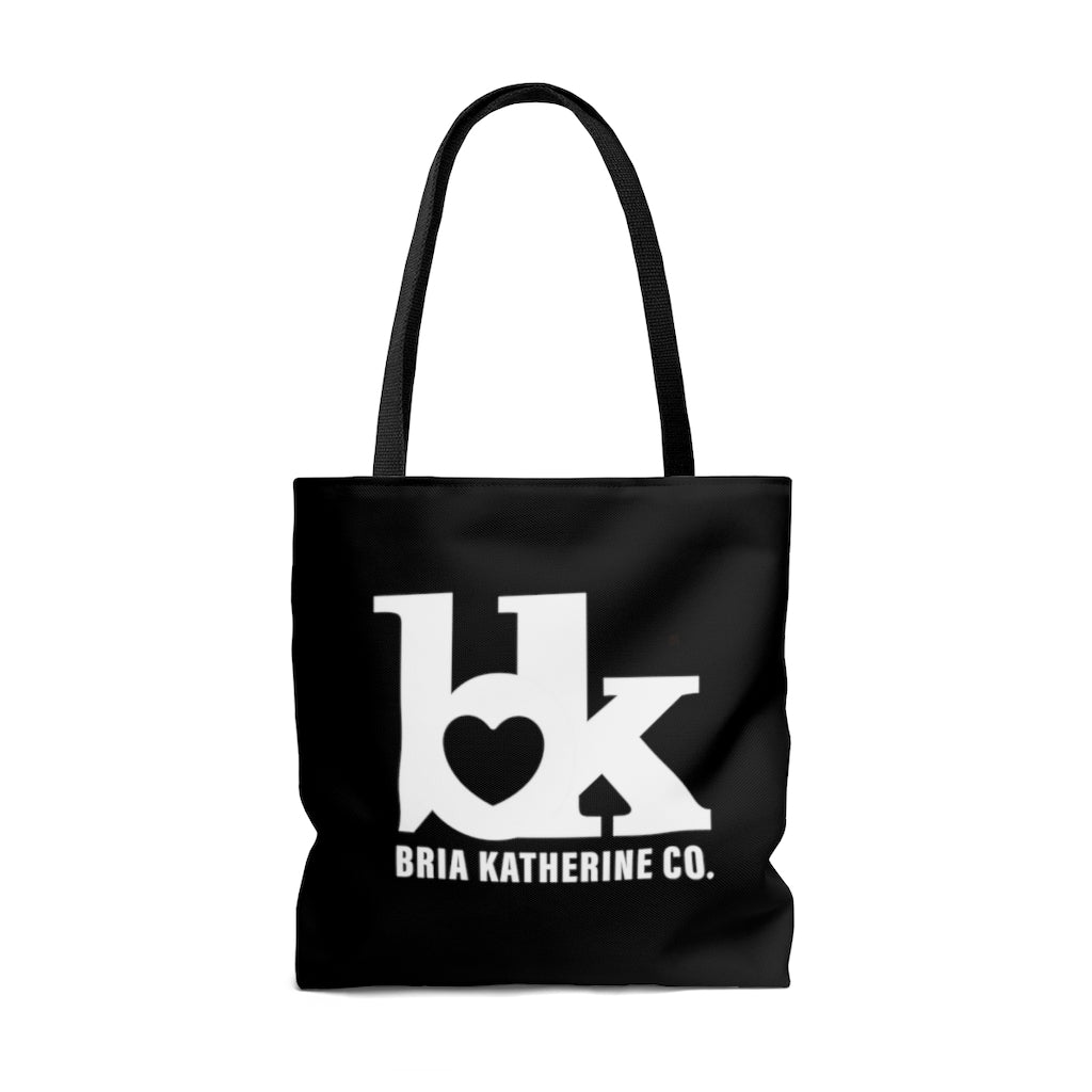 Bria Katherine White Logo Tote