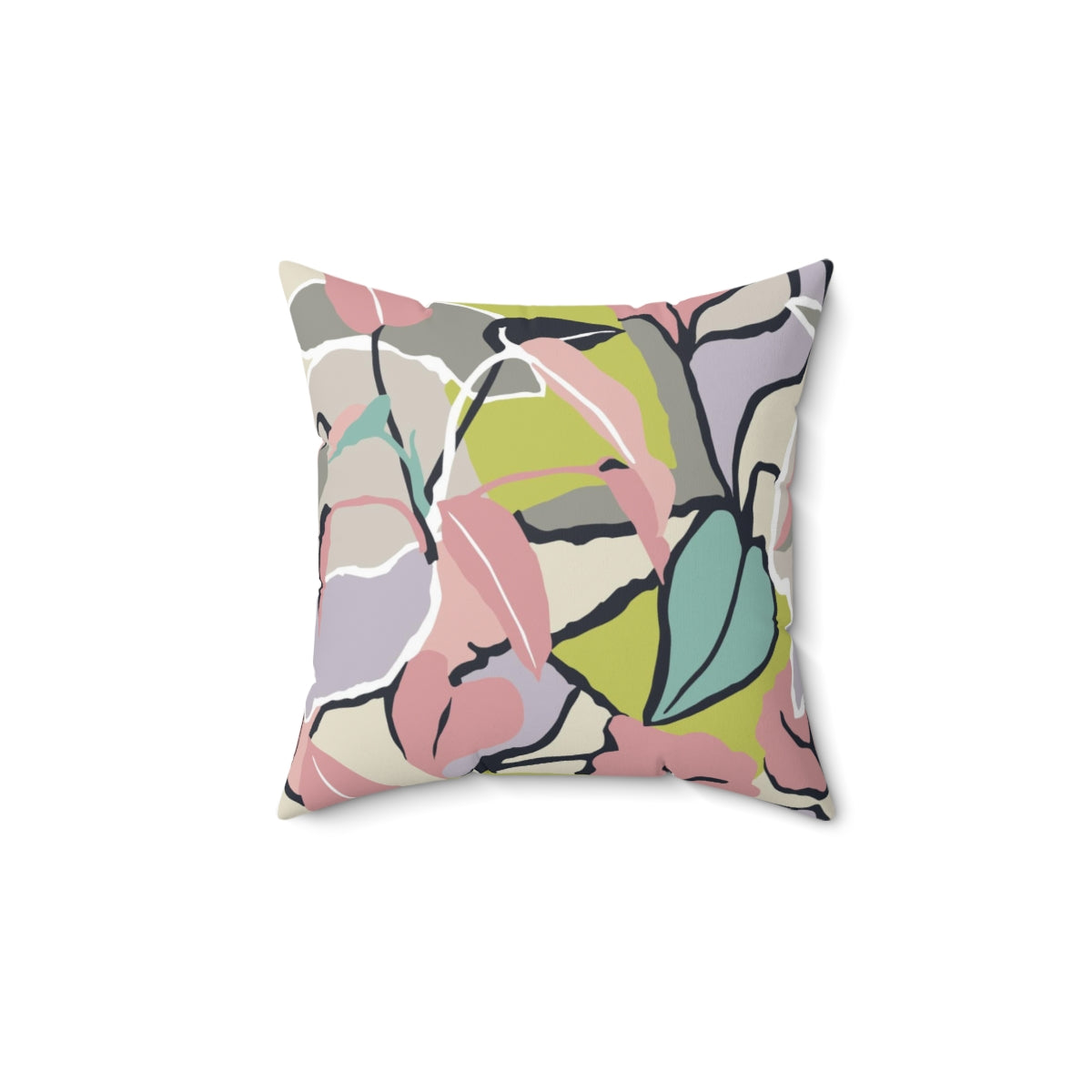 Bria Katherine Decorative Abstract Print Pillow