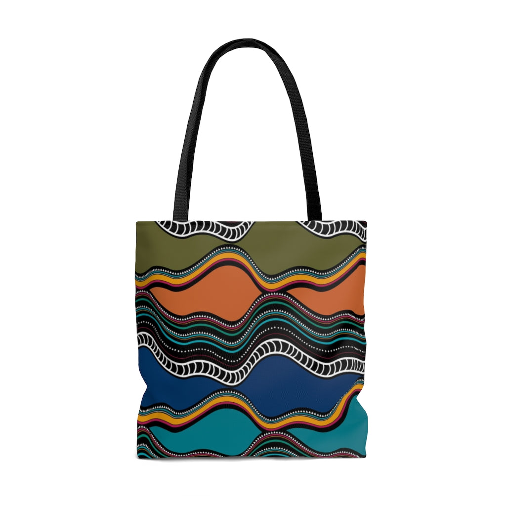 Bria Katherine Abstract Print Tote