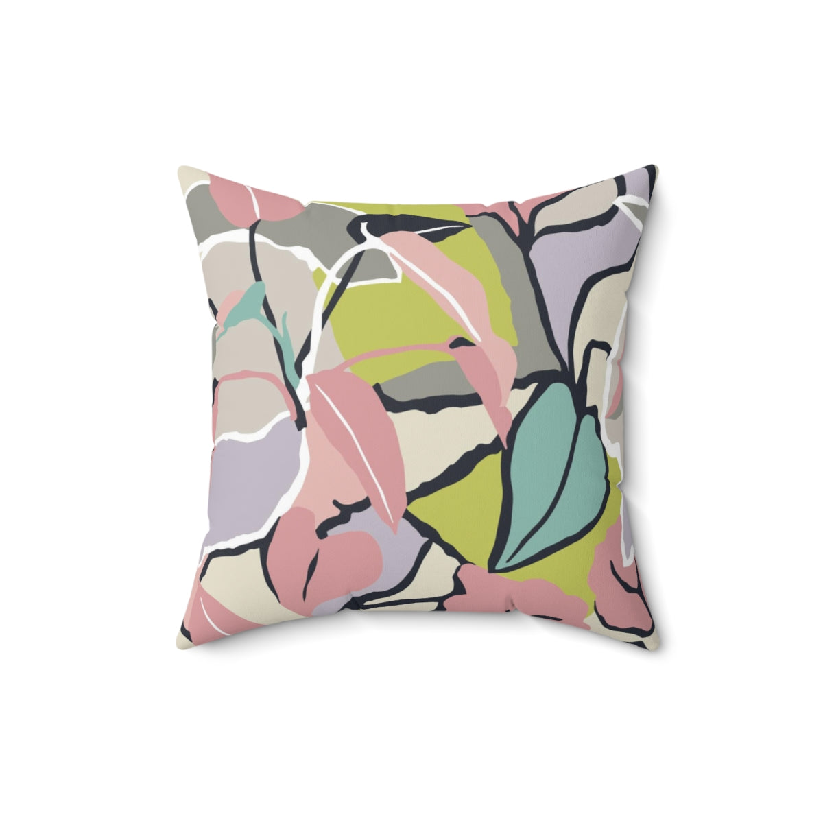 Bria Katherine Decorative Abstract Print Pillow