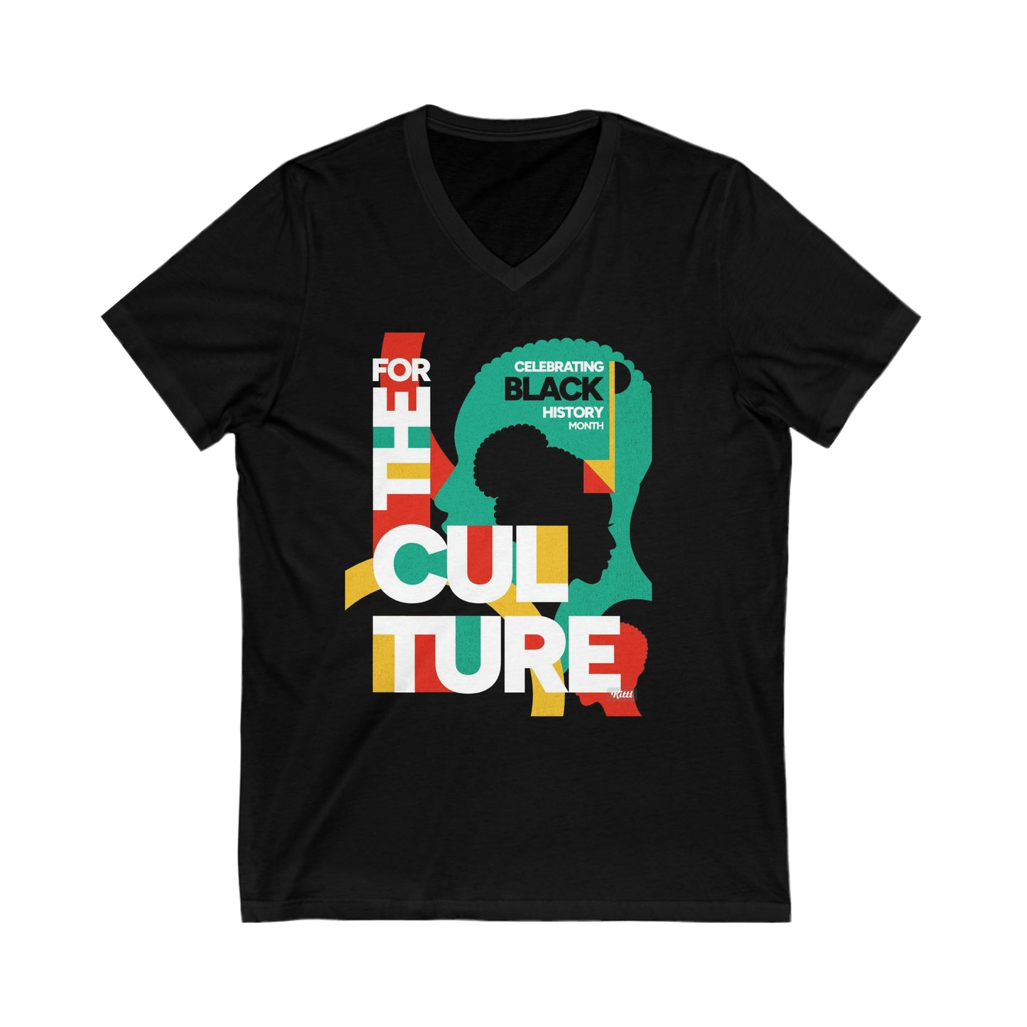 BK Unisex Jersey Short Sleeve V-Neck Tee