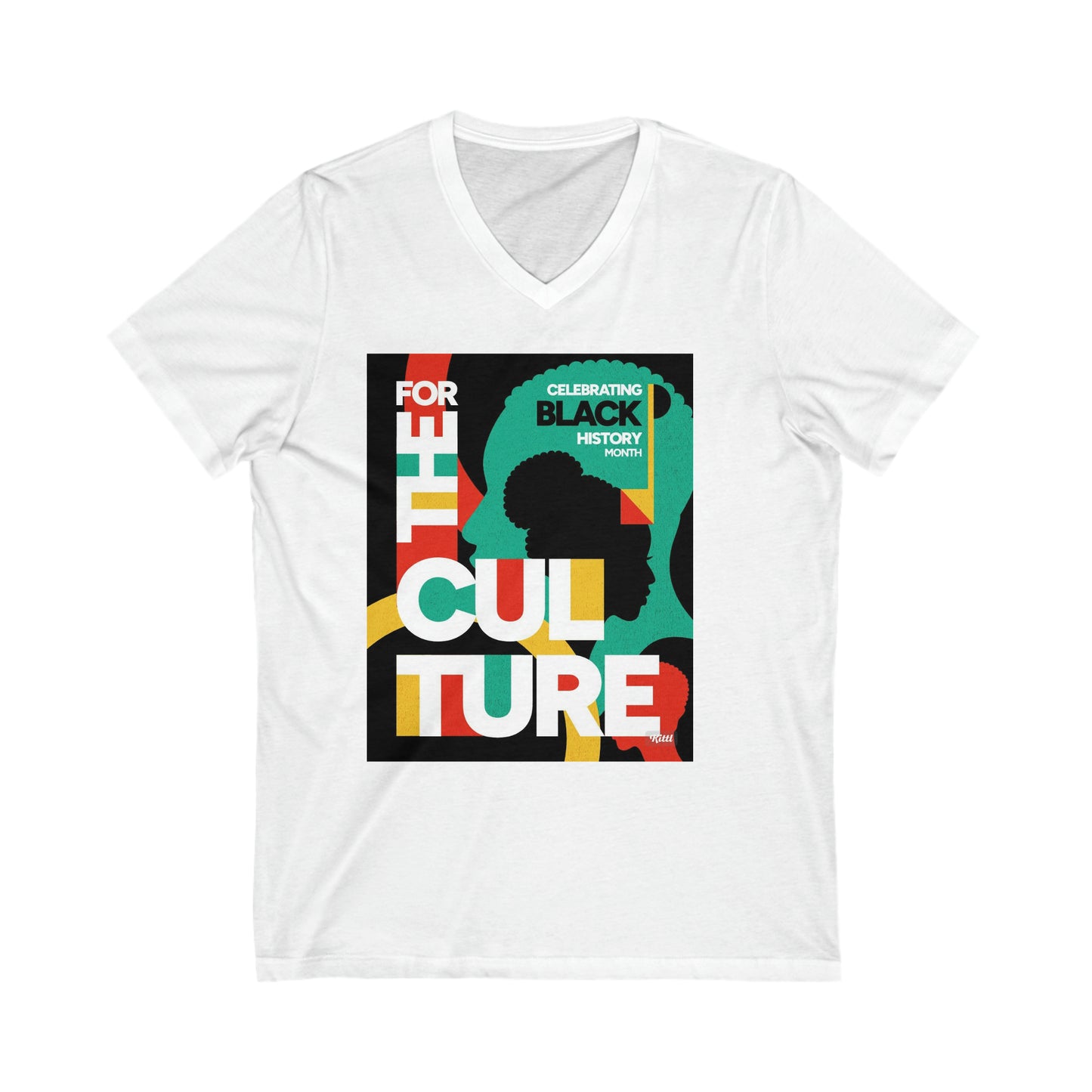 BK Unisex Jersey Short Sleeve V-Neck Tee