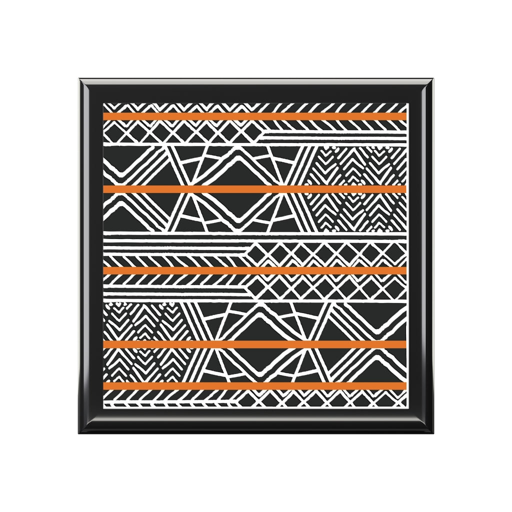 Bria Katherine Decorative Box, African Tile Insert
