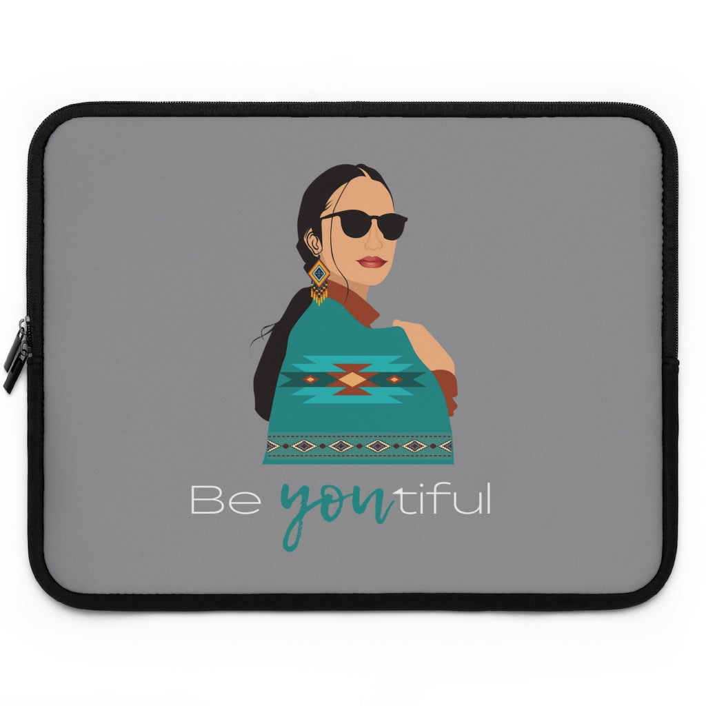 Bria Katherine Native American Girl Laptop Sleeve