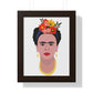 Bria Katherine Framed  Frida Kahlo Vertical Poster