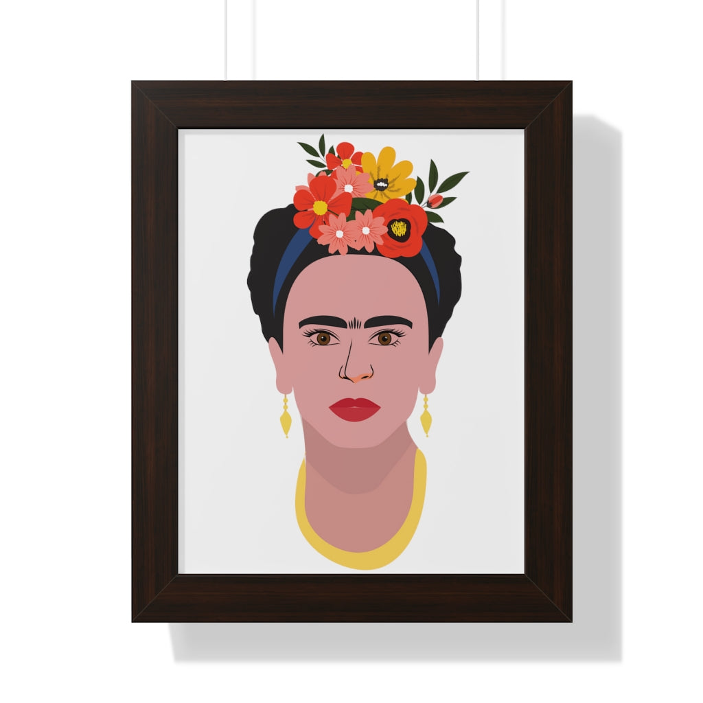 Bria Katherine Framed  Frida Kahlo Vertical Poster