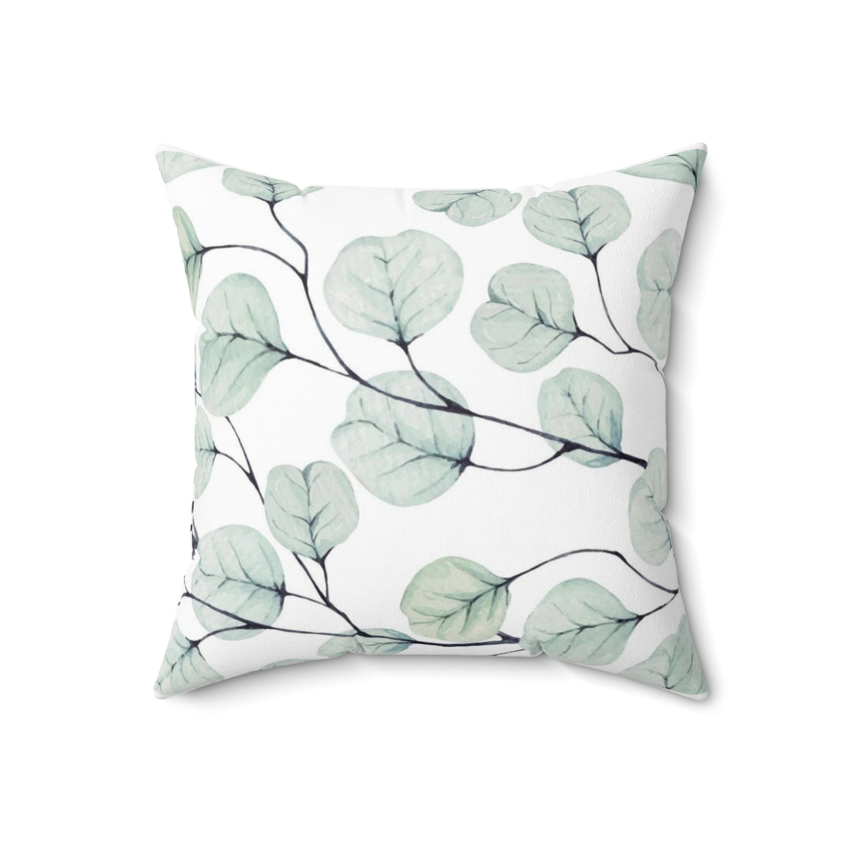 Bria Katherine Decorative  Leaf Print Pillow