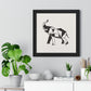 Bria Katherine Framed Horizontal Elephant Poster