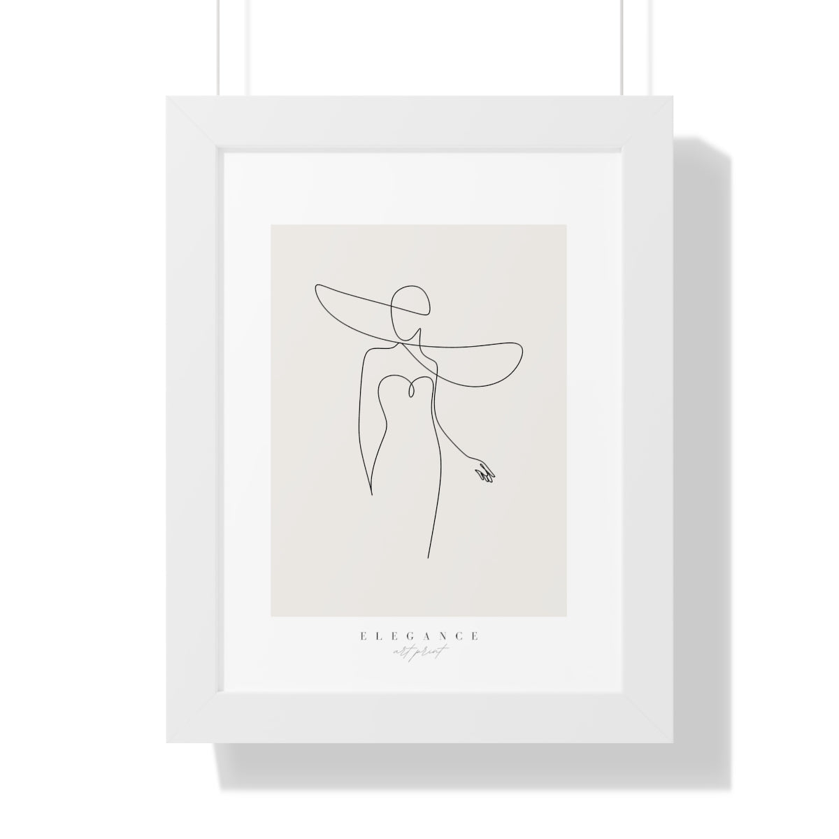 Bria Katherine Elegance Framed Vertical Poster