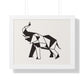 Bria Katherine Framed Horizontal Elephant Poster