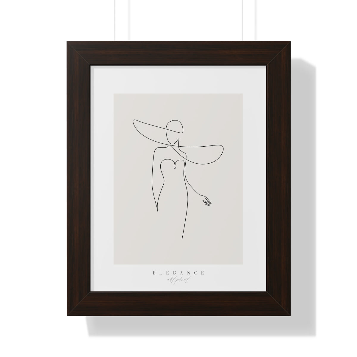 Bria Katherine Elegance Framed Vertical Poster