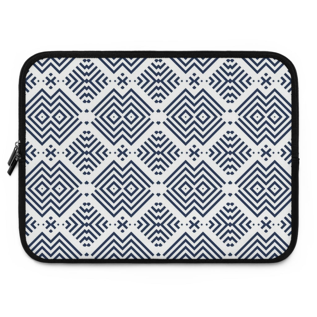 Bria Katherine Geometric Print Laptop Sleeve