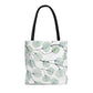 Bria Katherine Green Leaf Print Tote