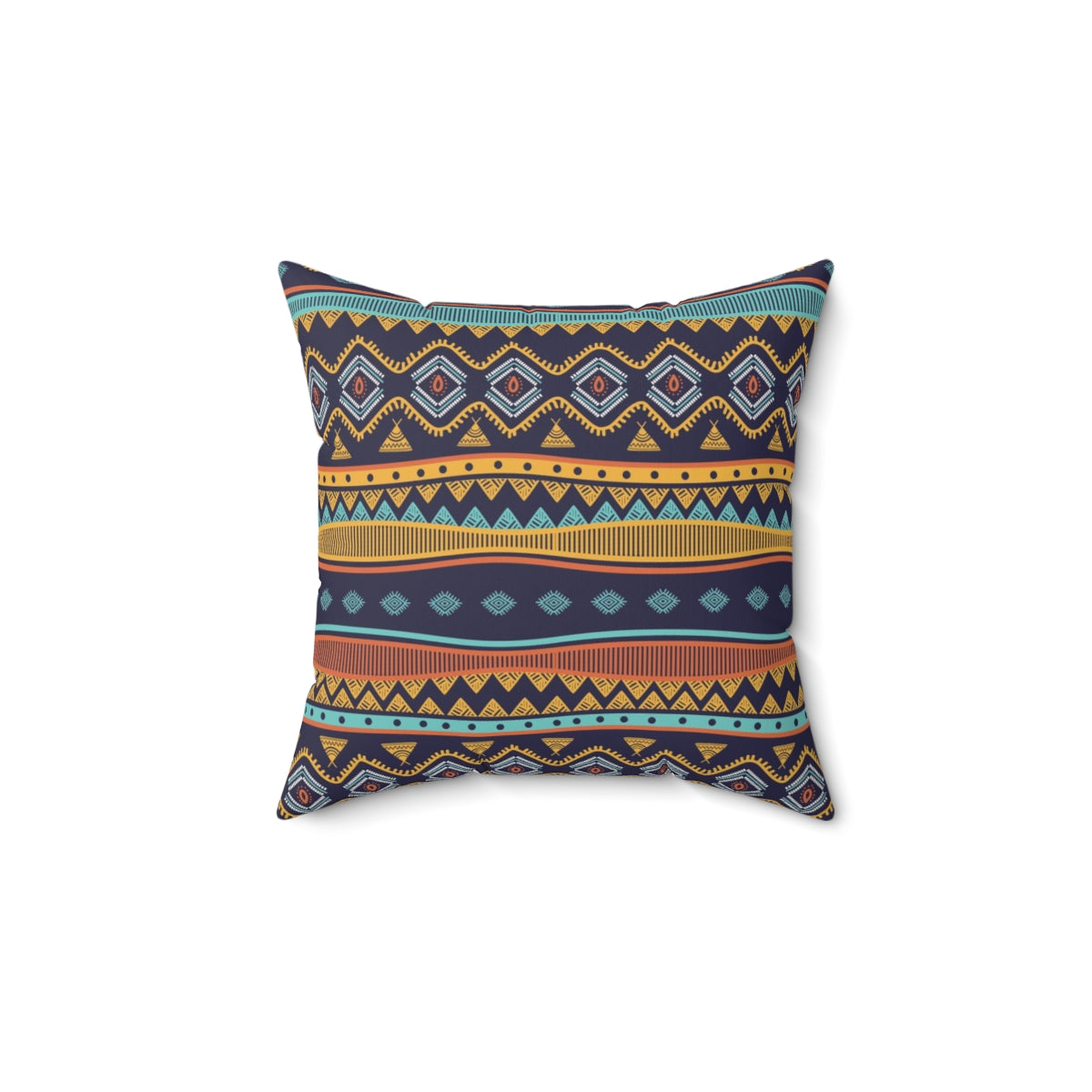 Bria Katherine Decorative Tribal Print Square Pillow