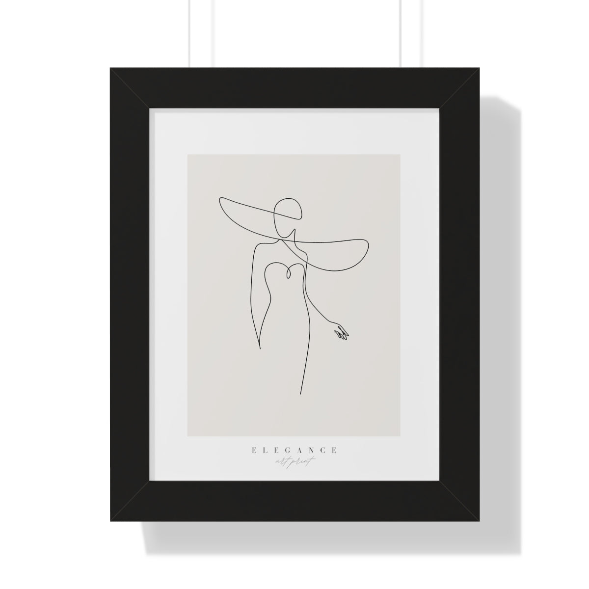 Bria Katherine Elegance Framed Vertical Poster