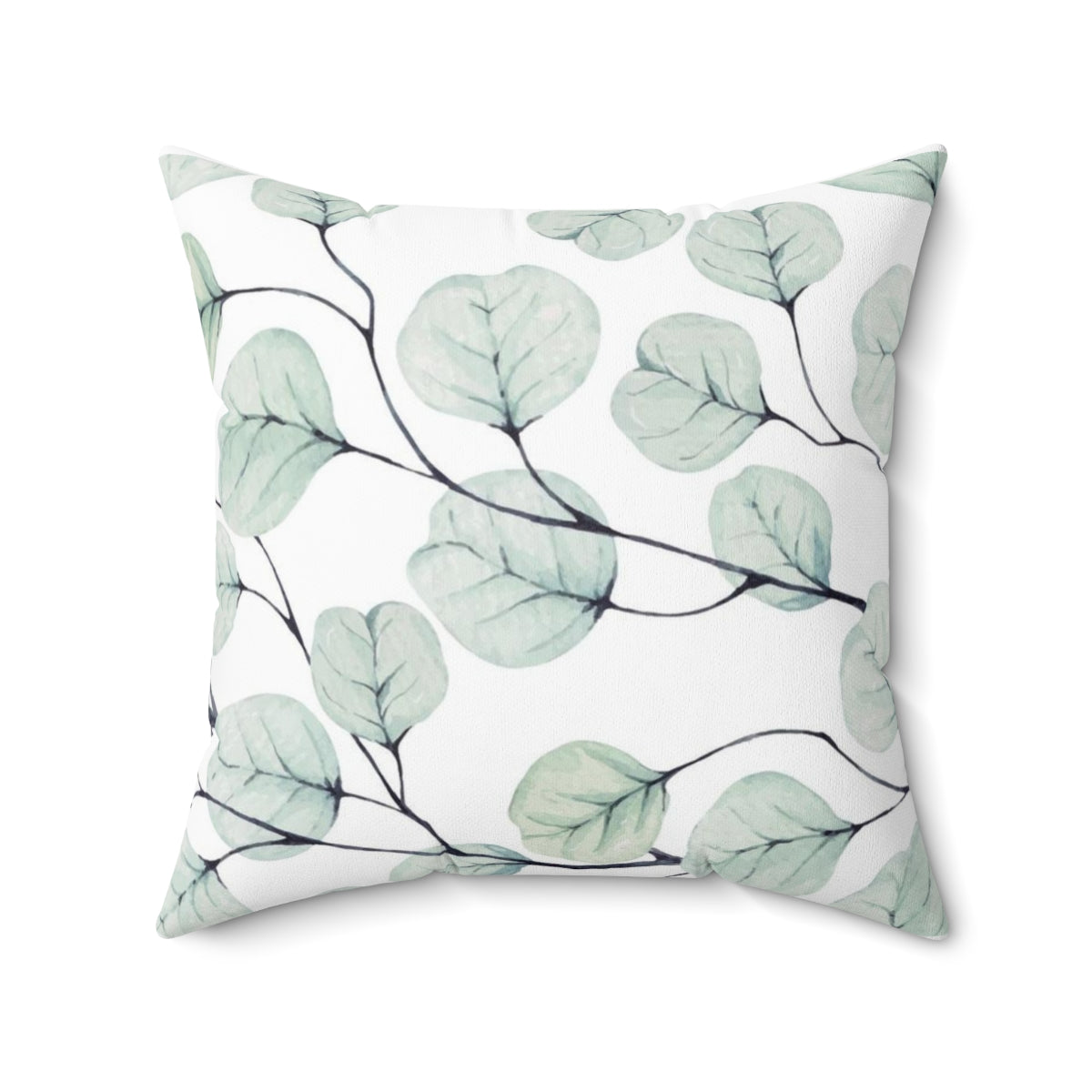 Bria Katherine Decorative  Leaf Print Pillow