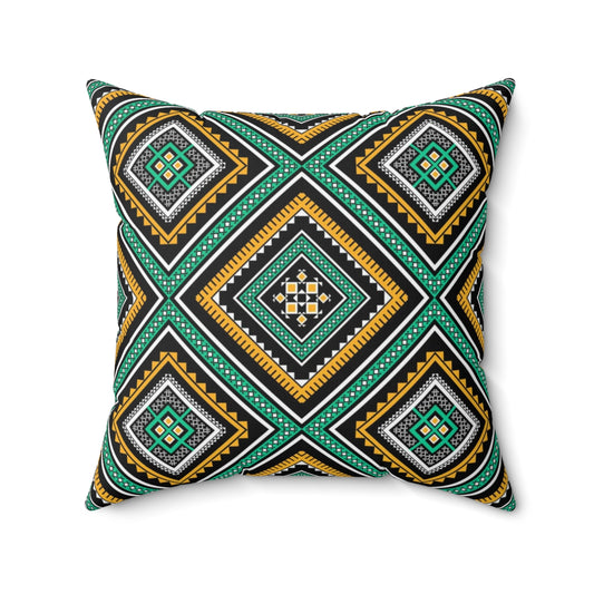 Bria Katherine Decorative Print Square Pillow