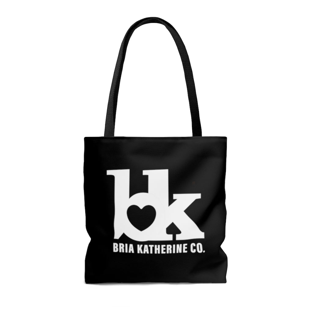 Bria Katherine White Logo Tote