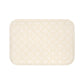 Bria Katherine Decorative Cream Bath Mat