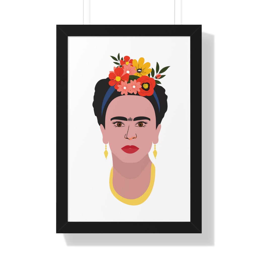 Bria Katherine Framed  Frida Kahlo Vertical Poster