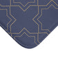 Bria Katherine Decorative Navy Bath Mat