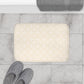 Bria Katherine Decorative Cream Bath Mat
