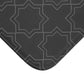 Bria Katherine Black Decorative Print Bath Mat