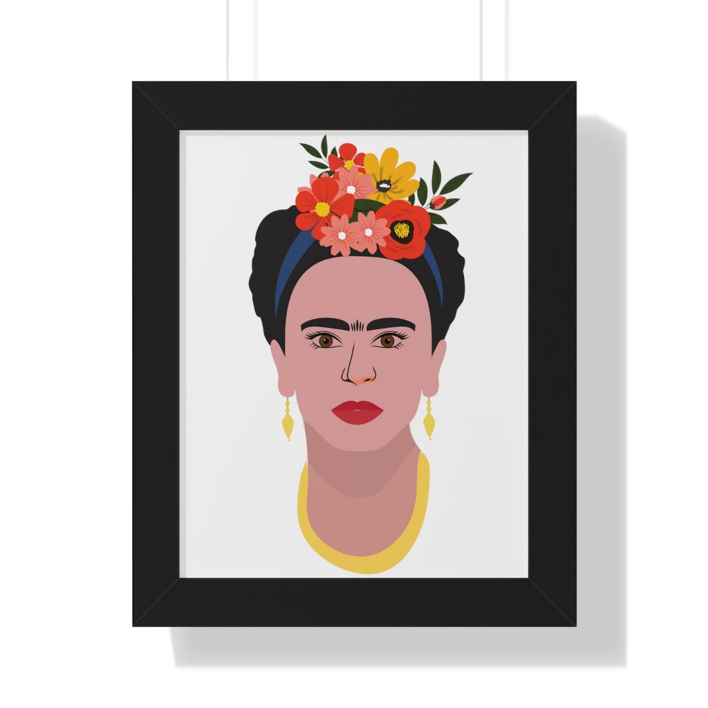 Bria Katherine Framed  Frida Kahlo Vertical Poster