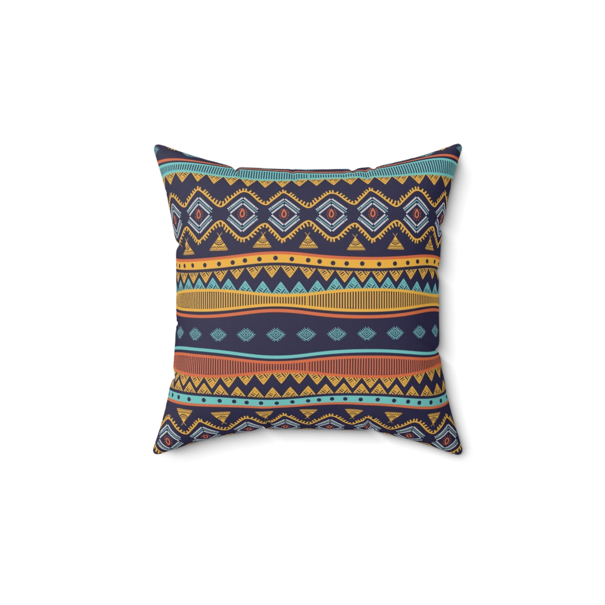 Bria Katherine Decorative Tribal Print Square Pillow