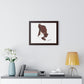Bria Katherine Black Woman Print Framed Horizontal Poster