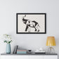 Bria Katherine Framed Horizontal Elephant Poster
