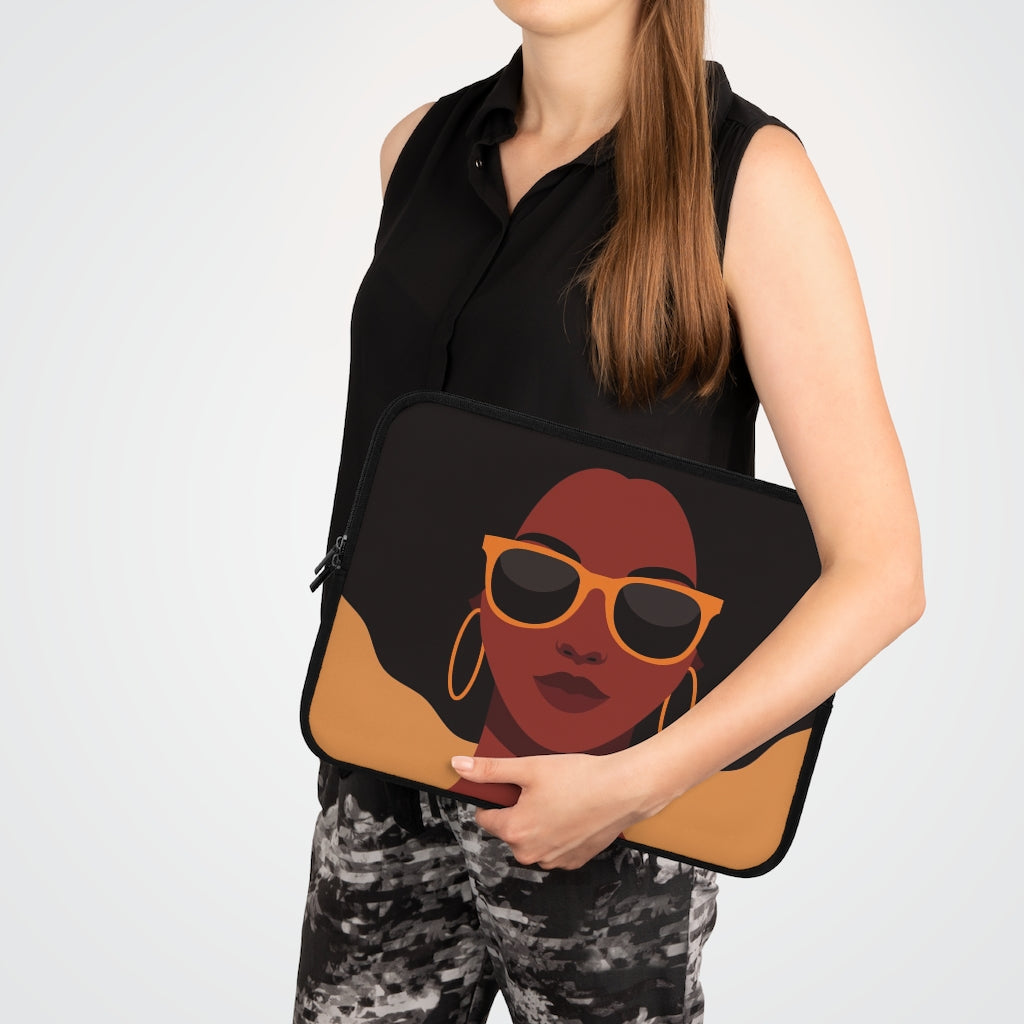 Bria Katherine Black Girl Laptop Sleeve