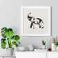 Bria Katherine Framed Horizontal Elephant Poster