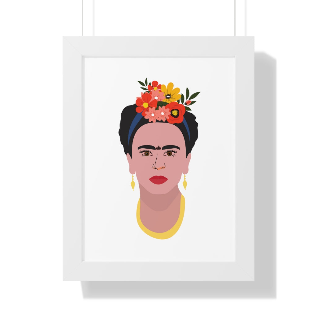 Bria Katherine Framed  Frida Kahlo Vertical Poster