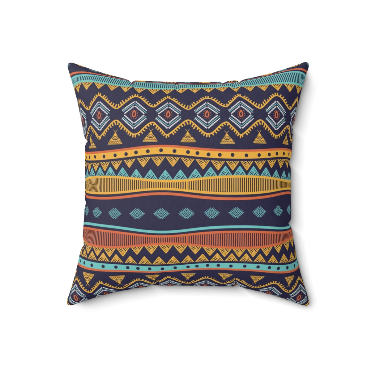 Bria Katherine Decorative Tribal Print Square Pillow