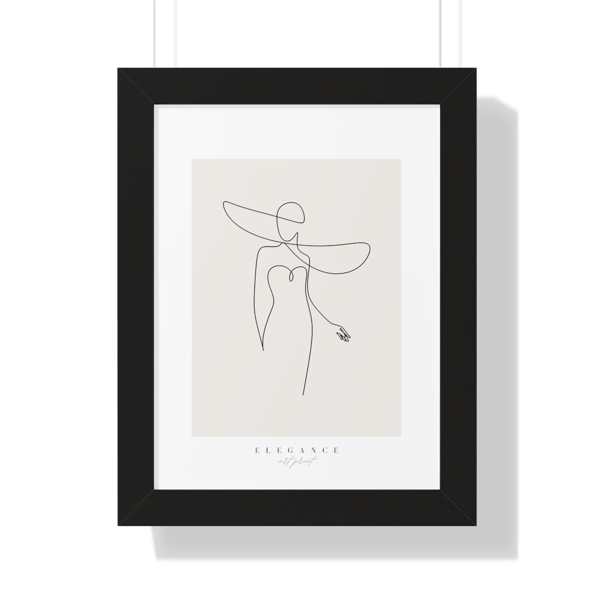 Bria Katherine Elegance Framed Vertical Poster