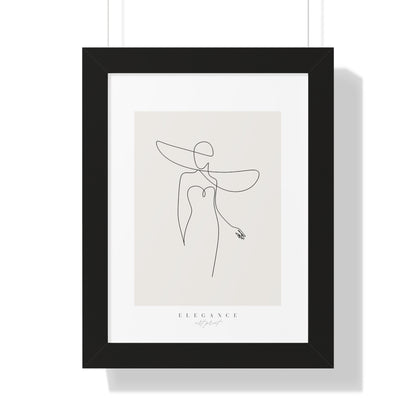 Bria Katherine Elegance Framed Vertical Poster