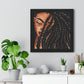 Black Woman with Braids AI Generated Art