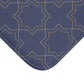 Bria Katherine Decorative Navy Bath Mat