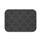 Bria Katherine Black Decorative Print Bath Mat