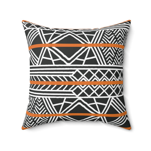 Bria Katherine African Print Square Pillow