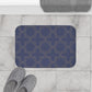 Bria Katherine Decorative Navy Bath Mat