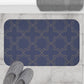 Bria Katherine Decorative Navy Bath Mat