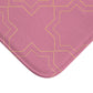 Bria Katherine Decorative Fuchsia Bath Mat