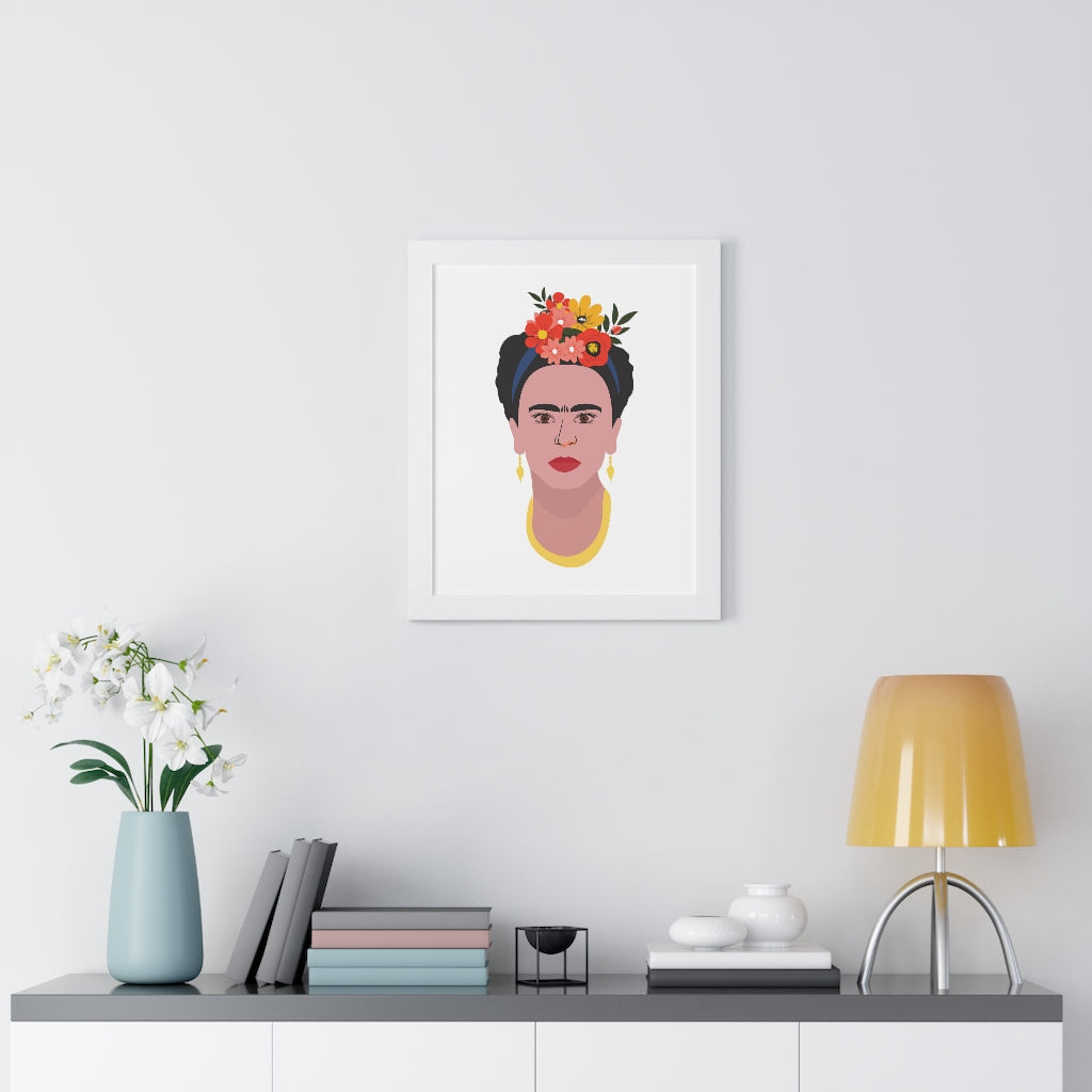 Bria Katherine Framed  Frida Kahlo Vertical Poster