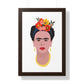 Bria Katherine Framed  Frida Kahlo Vertical Poster