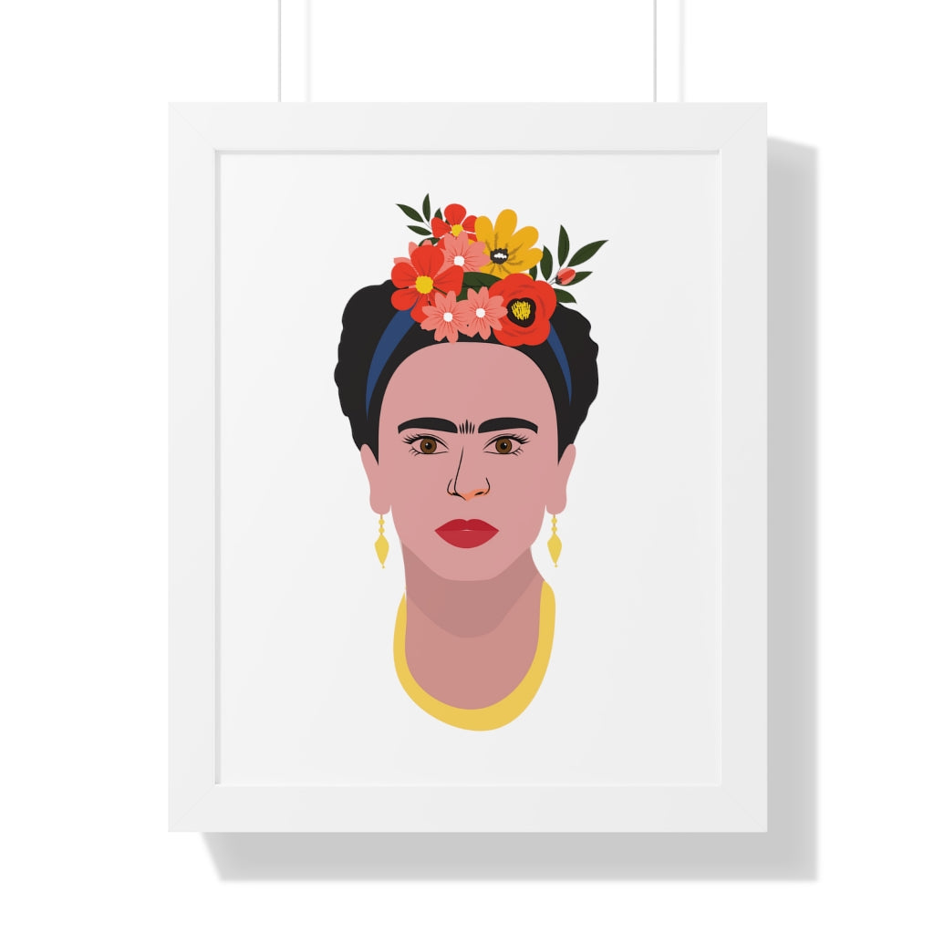 Bria Katherine Framed  Frida Kahlo Vertical Poster